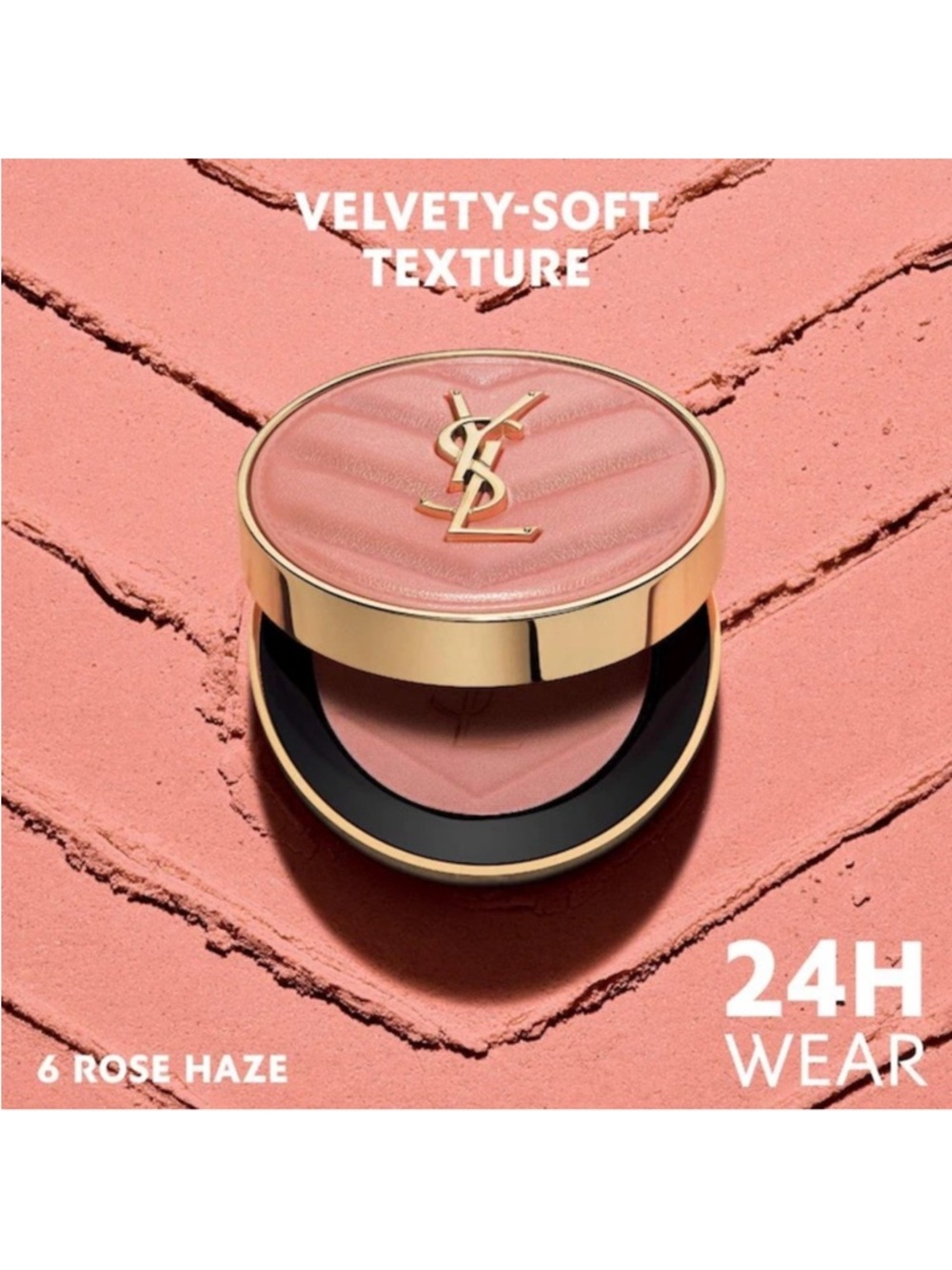 YSL Make Me Blush 24H Buildable Powder Blush Rose Haze